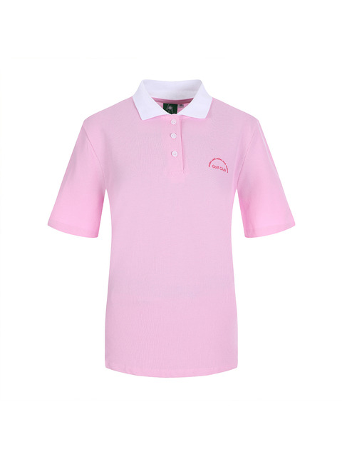 골프 - 마일즈앤 마일즈앤 마일즈 (miles and miles and miles) - graphic PK shirt _pink