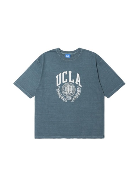 티셔츠 - 유씨엘에이 (UCLA) - 남성 피그먼트 기본 티셔츠[BLUE](UZ7ST13_43)