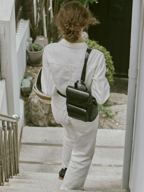 숄더백,백팩 - 엘바테게브 (ELBATEGEV) - Touslesjou Mini Backpack Black Currant