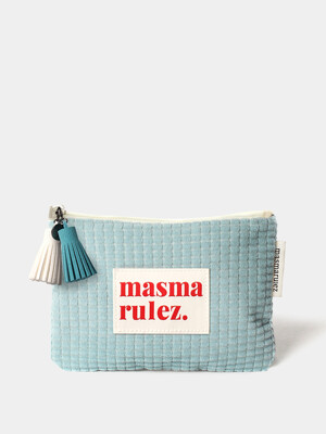 Basic pouch _ 옥수수 스카이블루