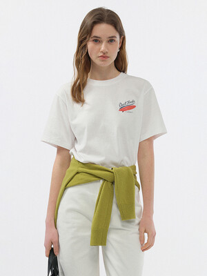 UNISEX SUMMER HOLIDAY SURF BOARD T-SHIRT OFF WHITE_UDTS5B133OW
