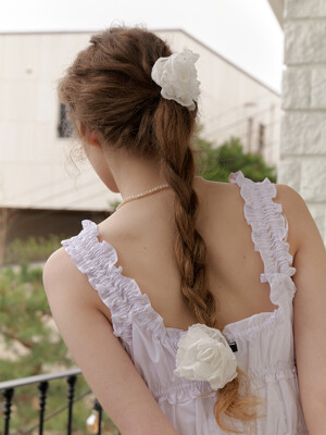 Carry Barrette_White Bloom Lace Hair Pin
