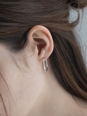 [Silver 925] 20mm Circle Earrings SE210