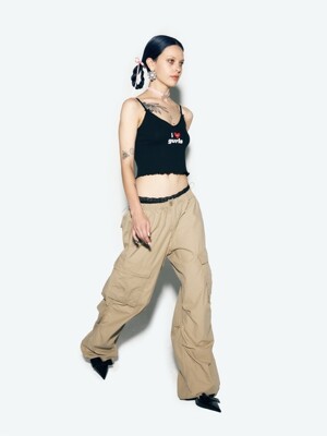 PARACHUTE CARGO PANTS BEIGE