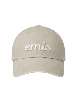 VINTAGE PIGMENT BALL CAP-BEIGE