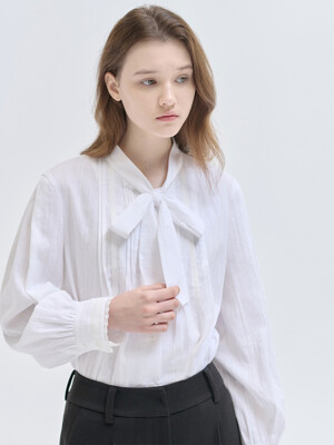 24WN winter tie-point blouse [WH]