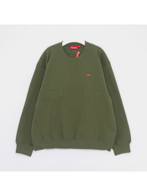 슈프림 24FW 스몰 박스로고 스웨트 크루넥 남성 맨투맨 FW24SW12 OLIVE