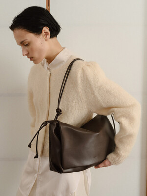Medium Knot shoulder bag Umber