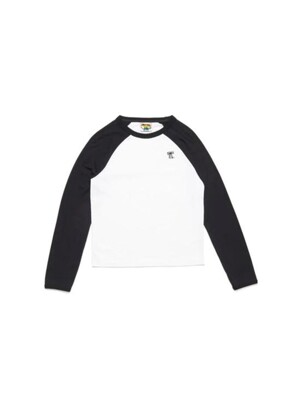 25SS 아크네 스튜디오 긴팔 티셔츠 CL0320183 OPTIC WHITE DOM
