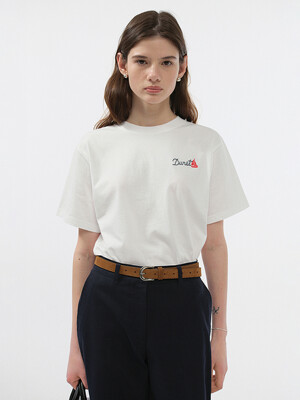 UNISEX MARINE LOGO T-SHIRT OFF WHITE_UDTS5B135OW