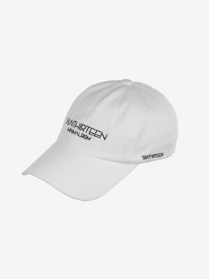 SIGNATURE LOGO BALL CAP_WHITE