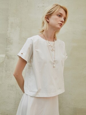 roselette blouse_white