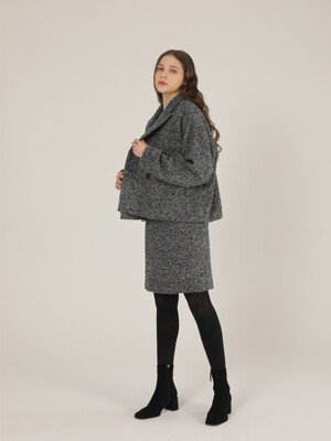 ALPACA BOUCLE CROP JACKET