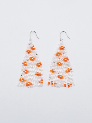 Orange Bloom Earrings