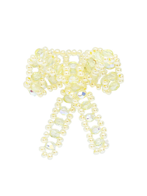  - 스윙셋 (Swingset) - [단독]Soft Ribbon Beads Ring (Twinkle Lemon)