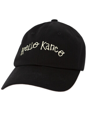 KANCO TYPO BALL CAP Black
