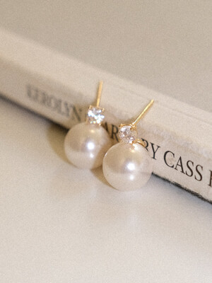 [단독]14k Cubic Pearl Earrings / 14k Seed Pearl Earrings (2종 택1)