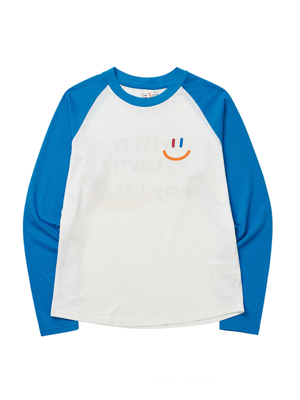 LaLa Kids Raglan T-Shirt(라라 키즈 래글런 티)[Blue]