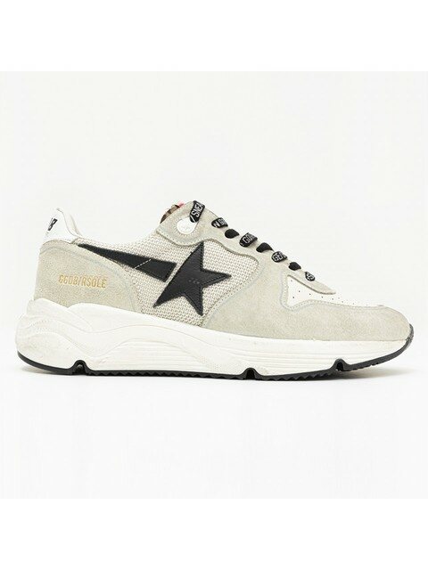 럭셔리슈즈 - 골든구스 (GOLDEN GOOSE) - 23SS 골든구스 러닝솔 스웨이드 라이트 그레이 남성 스니커즈 GMF00126F00334670240