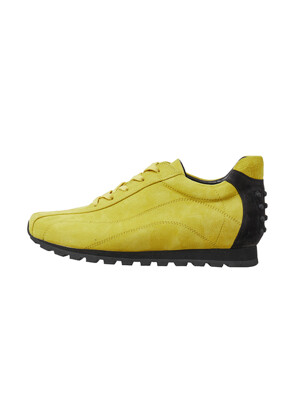 SUEDE NIM TRAINERS, YELLOW