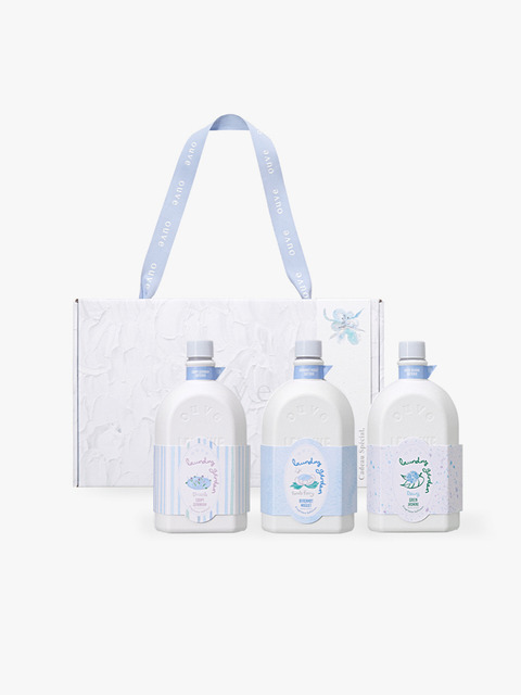생활용품 - 우브에 (OUVE) - 니치향 퍼퓸 섬유유연제 기프트세트 (500ml*3EA)