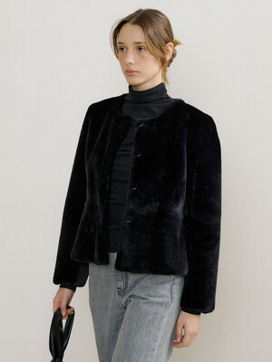 23FW ECO-FUR JACKET_2COLOR