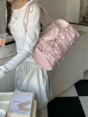 [6/20 순차발송] Ribbon Pocket Boston Bag_HC2434BG002M