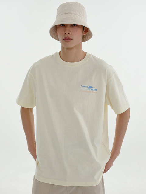 [Clove]★24SS★韓国大人気 ★Swim Graphic T-Shirt Clove]☆24SS☆韓国大人気 ☆Swim Graphic T-Shirt (clove/T