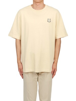 MAISON KITSUNE 메종키츠네 볼드 폭스헤드 남성 반팔티셔츠 LM00107KJ0119 P205