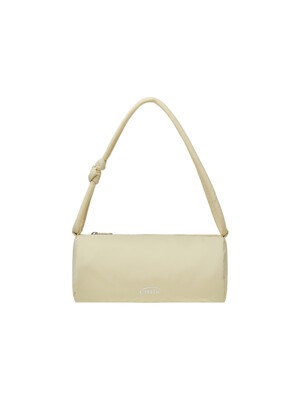 PUFFER BARREL BAG-BEIGE