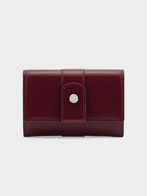 [단독]CLAIRE  CITY CARD WALLET _ WINE