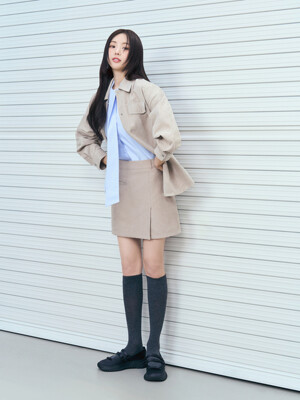 H라인 미니 스커트 PR1WS231