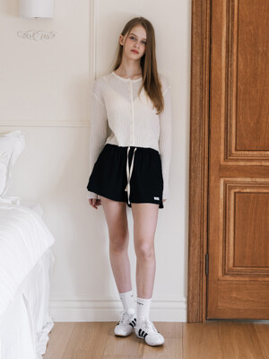 Small Logo Summer Shorts 블랙