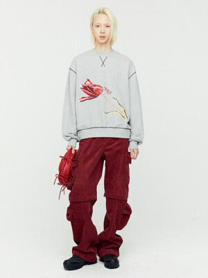 (ESSENTIAL) ADSB FIORE SWEATSHIRTS atb1147u(GREY)