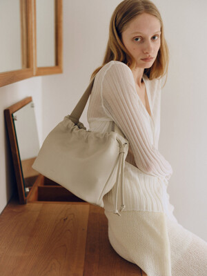 Ripple shoulder bag Ivory