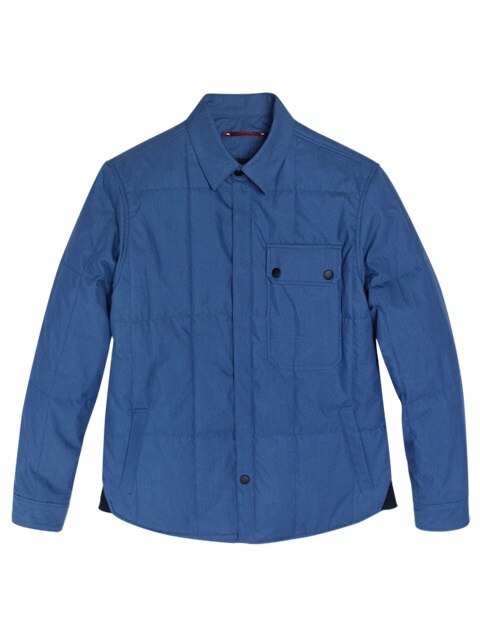 QUILTTED C.P.O SHIRT JACKET_BLUE