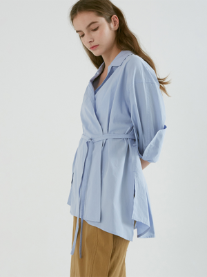 ROBE TOP_bio blue