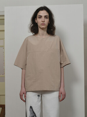 WELT POCKET S/S TOP BEIGE