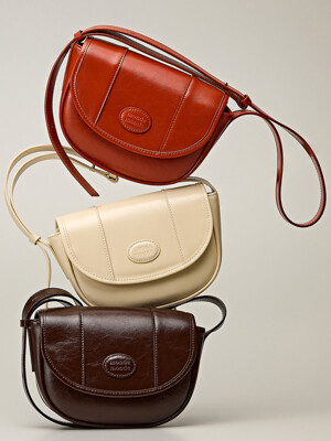 [단독]Classic Leather Half Moon mini Bag_ 4colors