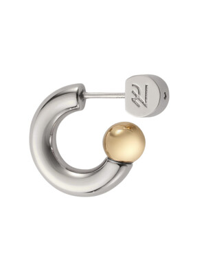 [Silver 925] petite-hoop earrings-SILVER
