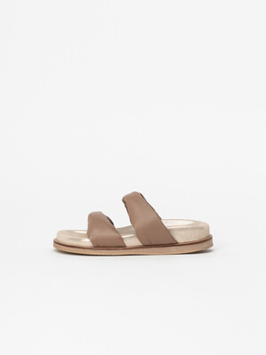 Ceylon Soft Footbed Slides in Tawny Brown