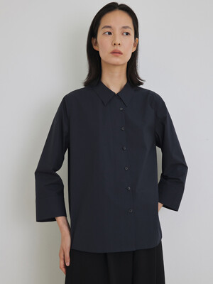 [ver.2022 Fall New] Autumn soft workshirt navy