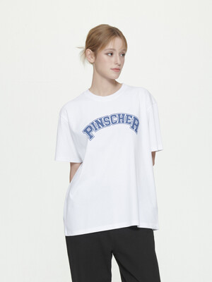 PINSCHER ARCH LOGO T-SHIRT WHITE (RATS621B)