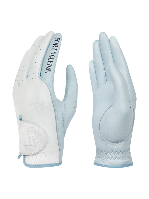 패션액세서리,골프 - 포트메인 (PORT MAYNE) - TWO TONED LEATHER GLOVE (A PAIR) - WHITE