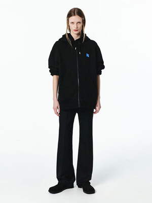 Sig; TRS Tag hoodie zip-up 01 Noir