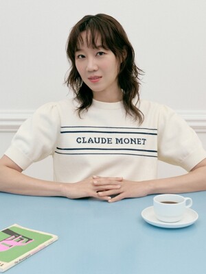 [단독] monet jacquard knit - ivory