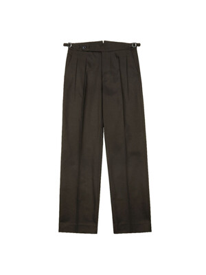 Reve Cotton Washed Trousers (Charcoal)