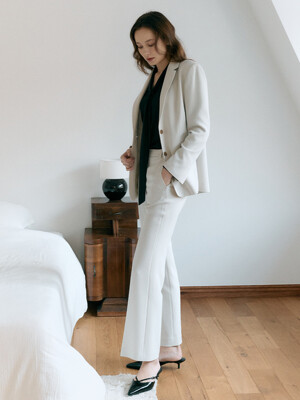 [Drama Signature] Relaxed Bootcut Trousers_2color