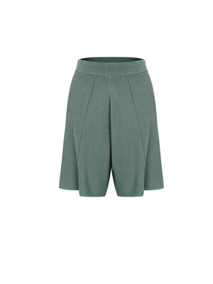 24SS Callaite Banding Short Knit Pants - Slate Green