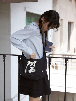 Daily ribbon hobo bag_black